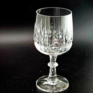Schott Zweisel Tango Water Glass 6.75" vintage crystal cut 1980s